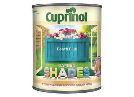 Cuprinol Garden Shades Beach Blue 1 litre Cuprinol - RockBottom Northampton