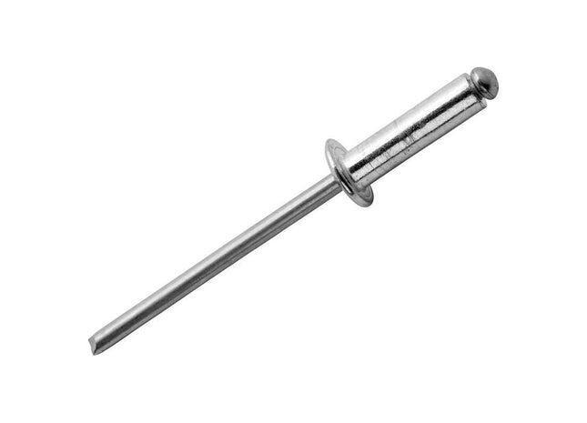 Rapid Automotive Rivets 4 x 12mm Steel Blister of 50 Rapid - RockBottom Nothampton