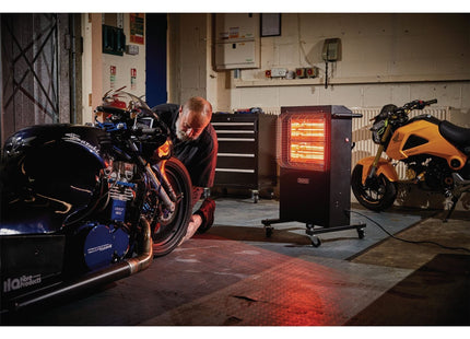 Draper 230V Infrared Cabinet Heater, 2.8kW, 9553 BTU 04745 Draper - Town Tools 