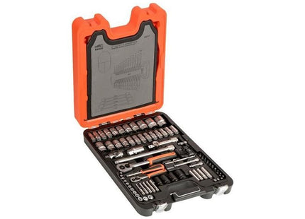 Bahco S87+7 1/4 & 1/2in Drive Socket & Spanner Set, 94 Piece Bahco - RockBottom Northampton