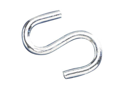 Faithfull S-Hooks 6mm Zinc Plated (Pack 6) Faithfull - RockBottom Northampton