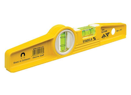 Stabila 81S REM Rare Earth Magnetic Torpedo Level 25cm Stabila - RockBottom Nothampton
