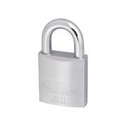 Abus Mechanical 83/50mm Chrome Plated Brass Padlock Carded ABUS Mechanical - RockBottom Northampton 