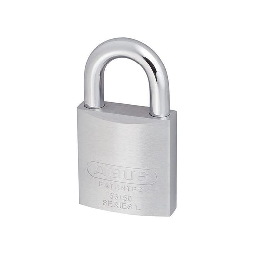 Abus Mechanical 83/50mm Chrome Plated Brass Padlock Carded ABUS Mechanical - RockBottom Northampton 
