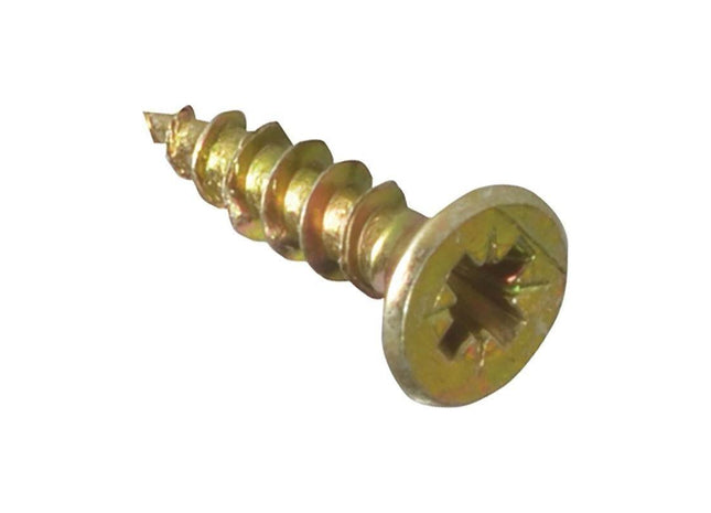 Forgefix Multi-Purpose Pozi Compatible Screw CSK ST ZYP 3.0 x 15mm Box 200 ForgeFix - RockBottom Northampton