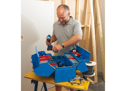 Draper Barn Type Tool Box with 4 Cantilever Trays, 460mm 48566 Draper - Town Tools 