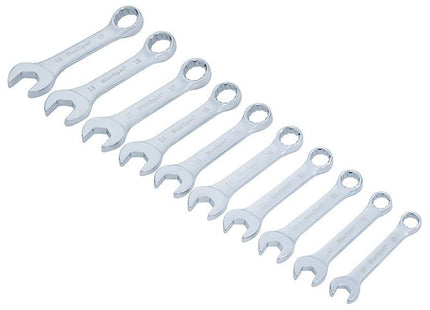 Bluespot Tools Stubby Combination Spanner Set, 10 Piece BlueSpot Tools - RockBottom Northampton