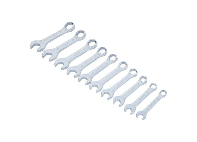 Bluespot Tools Stubby Combination Spanner Set, 10 Piece BlueSpot Tools - RockBottom Northampton