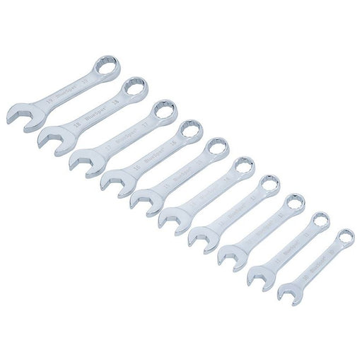 Bluespot Tools Stubby Combination Spanner Set, 10 Piece BlueSpot Tools - RockBottom Northampton
