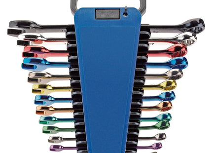 Draper Expert HI-TORQ Metric Coloured Combination Spanner Set (13 Piece) Draper - Town Tools 