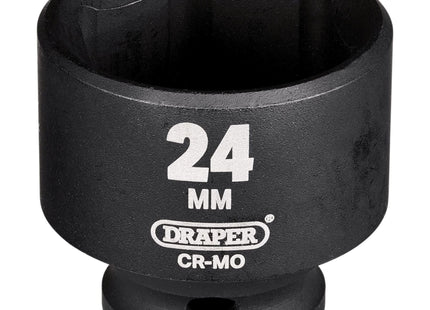 Draper Draper HI-TORQ Metric Impact Socket, 3/8" Sq. Dr., 24mm Draper - Town Tools