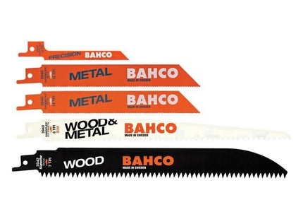 Bahco Sabre Saw Blade Set, 5 Piece Bahco - RockBottom Northampton