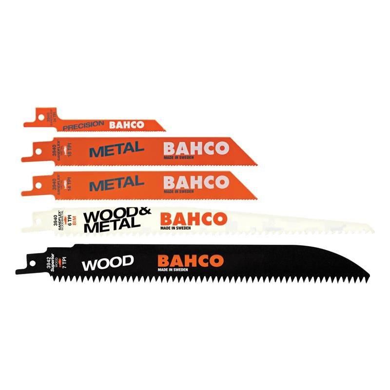 Bahco Sabre Saw Blade Set, 5 Piece Bahco - RockBottom Northampton