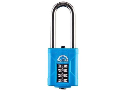 Squire CP50S25 Heavy-Duty Rustproof Marine Combi Padlock 50mm Long Shackle 63mm Boxed Squire - RockBottom Nothampton