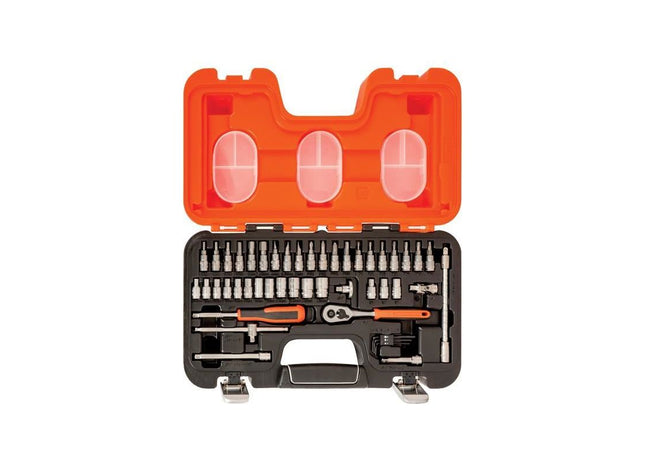 Bahco S460 1/4in Drive Socket Set, 46 Piece Bahco - RockBottom Northampton