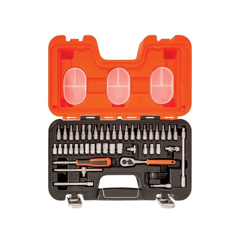 Bahco S460 1/4in Drive Socket Set, 46 Piece Bahco - RockBottom Northampton