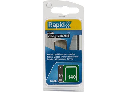 Rapid 140/10NB 10mm Galvanised Staples (Narrow Box 650) Rapid - RockBottom Nothampton