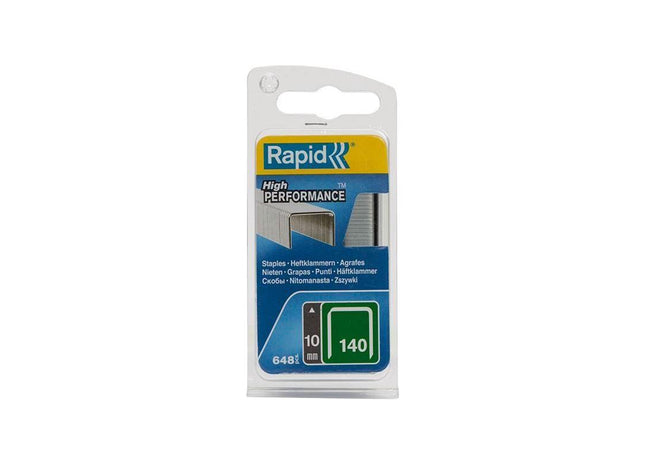 Rapid 140/10NB 10mm Galvanised Staples (Narrow Box 650) Rapid - RockBottom Nothampton