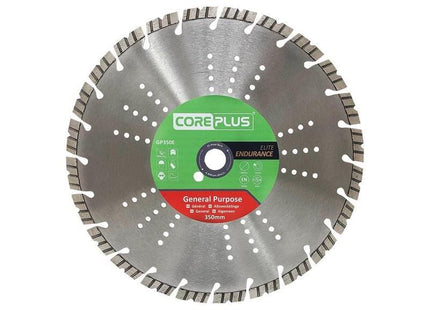 Coreplus GP350E Elite General-Purpose Diamond Blade 350mm CorePlus - RockBottom Northampton