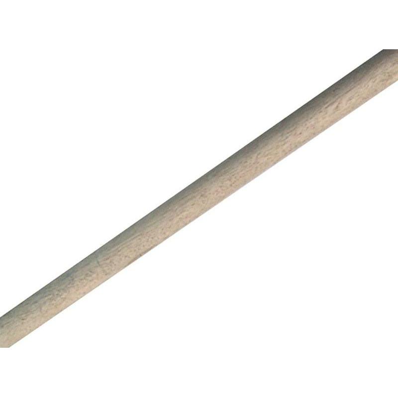 Faithfull Wooden Broom Handle 1.22m x 28mm (48 x 1.1/8in) Faithfull - RockBottom Northampton