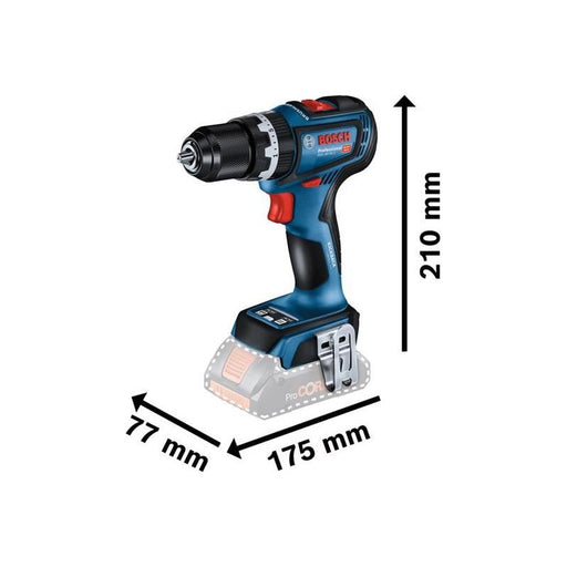 Bosch GSB 18V-90 C Professional Combi Drill 18V 2 x 4.0Ah Li-ion Bosch - RockBottom Northampton