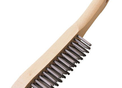 Draper Heavy Duty 4 Row Wire Scratch Brush, 310mm 31563 Draper - Town Tools 
