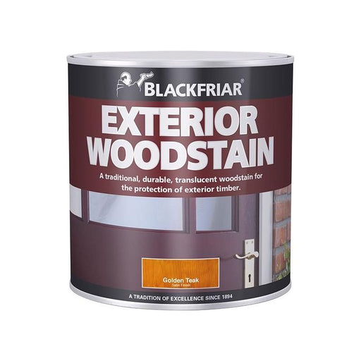 Blackfriar Traditional Exterior Woodstain Ebony 1 litre Blackfriar - RockBottom Northampton