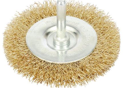 Draper Brassed Steel Crimped Wire Wheel Brush, 75mm 41429 Draper - Town Tools 