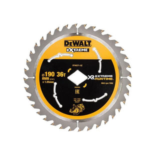Dewalt Power Tools Extreme Runtime FlexVolt Circular Saw Blade 190mm x Diamond x 36T DeWALT Power Tools - RockBottom Northampton
