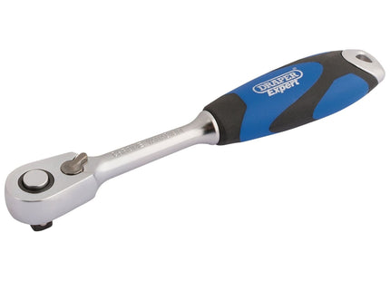 Draper 60 Tooth Micro Head Reversible Soft Grip Ratchet, 1/4" Sq. Dr. 26514 Draper - Town Tools 