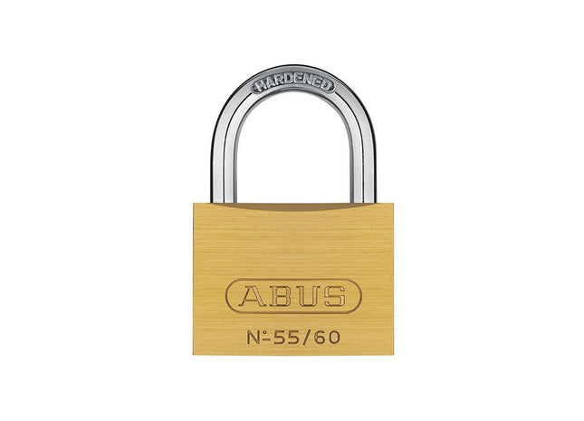 Abus Mechanical 55/60mm Brass Padlock Keyed Alike 5601 ABUS Mechanical - RockBottom Northampton 