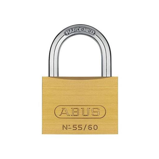 Abus Mechanical 55/60mm Brass Padlock Keyed Alike 5601 ABUS Mechanical - RockBottom Northampton 