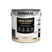 Ronseal One Coat Everywhere Interior Paint Oatmeal Matt 2.5 litre Ronseal - RockBottom Nothampton