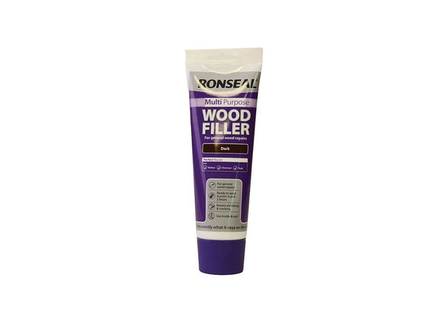 Ronseal Multipurpose Wood Filler Tube Dark 325g Ronseal - RockBottom Nothampton