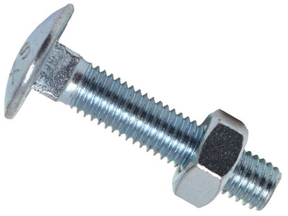 METALMATE Cup Square Hex Bolt & Nut ZP M10 x 30mm Box 25 METALMATE� - RockBottom Northampton