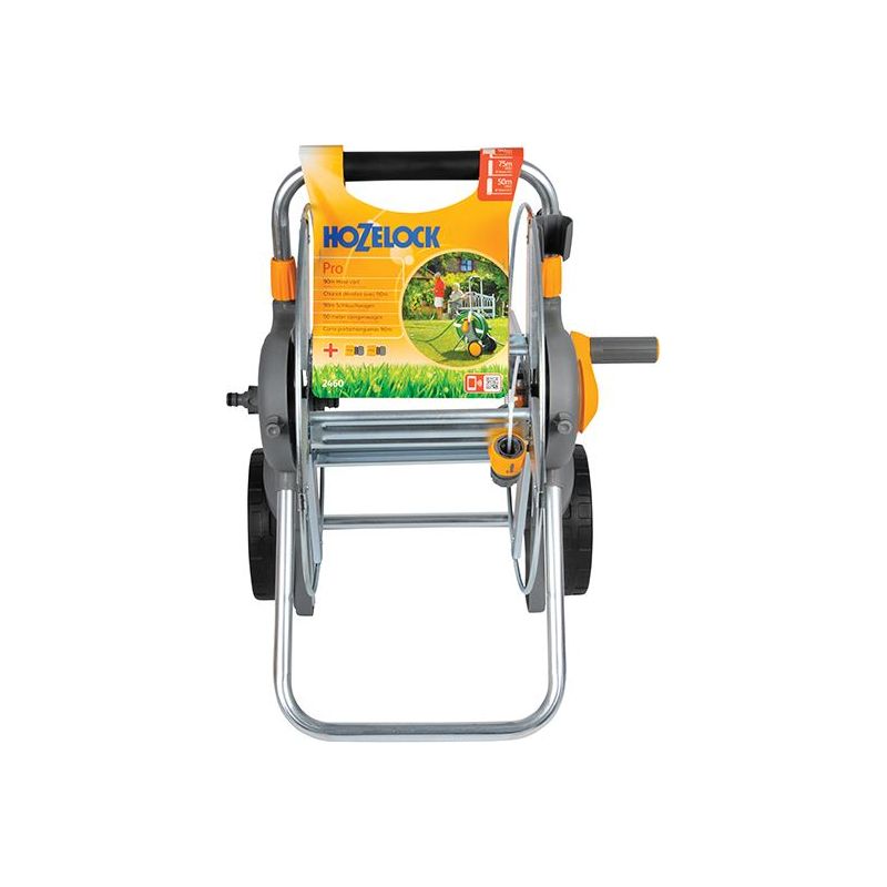 Hozelock 2460 90m Assembled Metal Hose Cart ONLY Hozelock - RockBottom Northampton