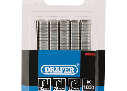 Draper Staples, 10mm (Pack of 1000) 66085 Draper - Town Tools 