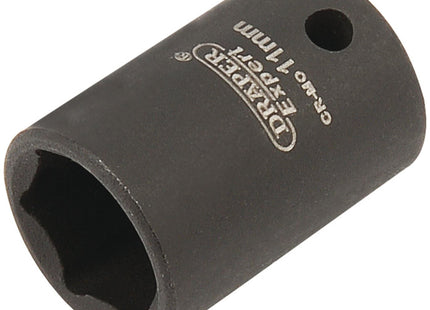 Draper Expert HI-TORQ 6 Point Impact Socket, 1/4" Sq. Dr., 11mm Draper - Town Tools 