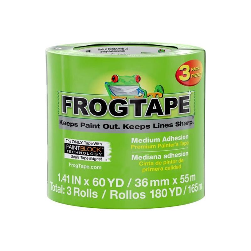 Shurtape FrogTape® Multi-Surface Masking Tape 36mm x 55m (3 Pack) Shurtape - RockBottom Nothampton