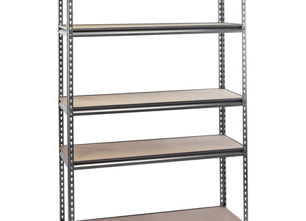 Draper Heavy Duty Steel Shelving Unit, 5 Shelves, L1220 x W450 x H1830mm 21663 Draper - Town Tools 