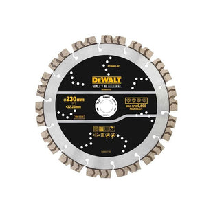 Dewalt Power Tools ELITE SERIES™ All Purpose Diamond Segmented Wheel 230 x 22.2mm DeWALT Power Tools - RockBottom Northampton
