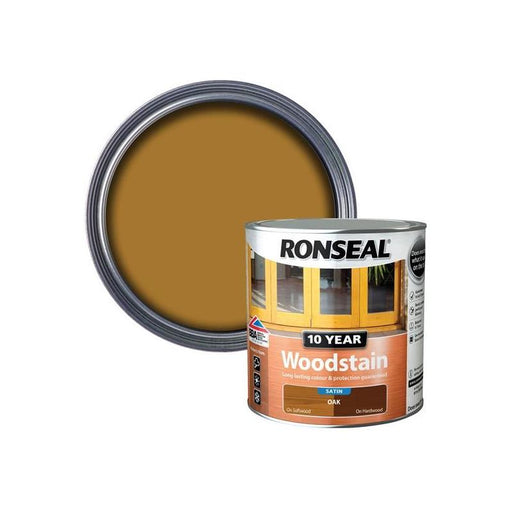 Ronseal 10 Year Woodstain Oak 2.5 litre Ronseal - RockBottom Nothampton