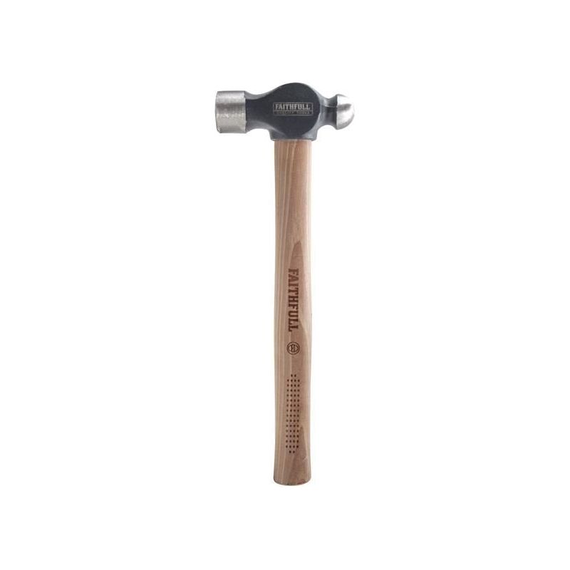 Faithfull Ball Pein Hammer FSC Hickory 908g (2 lb) Faithfull - RockBottom Northampton