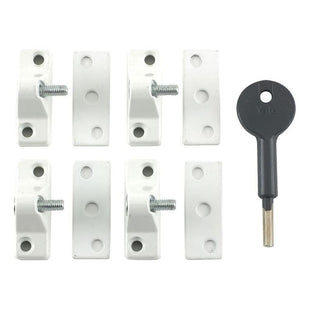 Yale Locks 8K118 Economy Window Lock White Finish Pack of 4 Visi Yale Locks - RockBottom Northampton