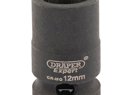 Draper Expert HI-TORQ 6 Point Impact Socket, 3/8" Sq. Dr., 12mm Draper - Town Tools 