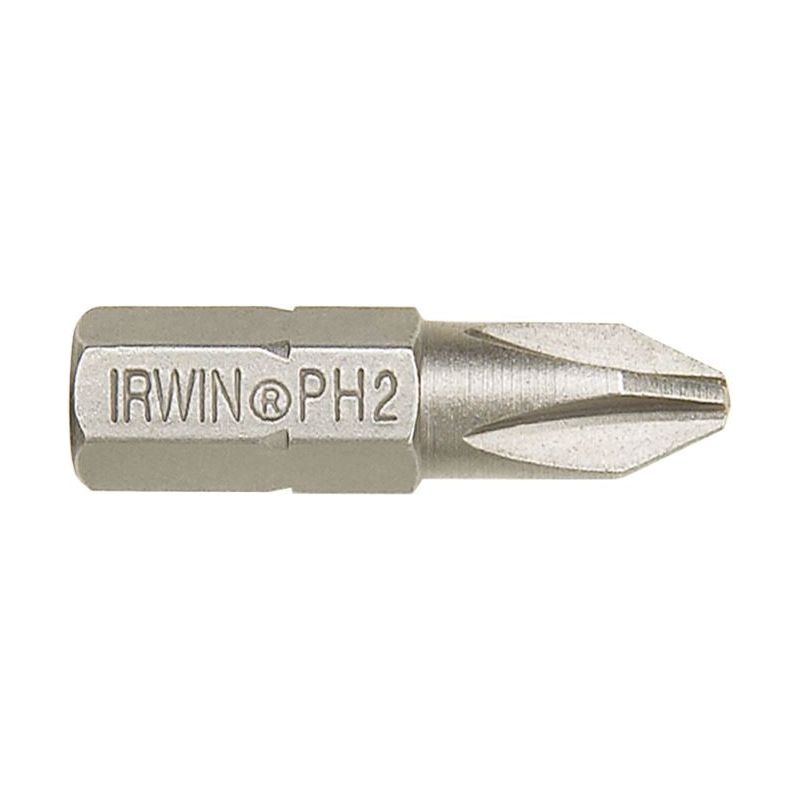 Irwin® Phillips Insert Bits PH1 25mm (Pack 2) IRWIN® - RockBottom Northampton