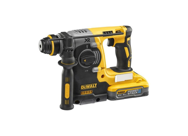 Dewalt Power Tools DCH273H2T XR Brushless SDS Plus 3 Mode Hammer 18V 2 x POWERSTACK™ 5.0Ah Li-ion DeWALT Power Tools - RockBottom Northampton