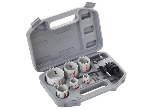 Bosch Powertool Accessories Electrician's HSS Bi-metal Holesaw Set, 9 Piece Bosch Powertool Accessories - RockBottom Northampton