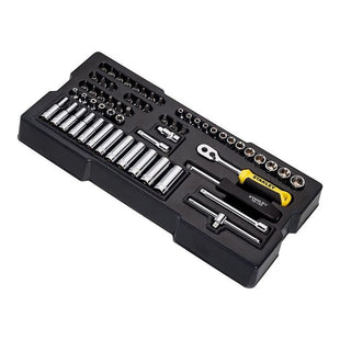 Stanley® Hand Tools Transmodule System 1/4in Drive Metric Socket Set 60 Piece STANLEY® Hand Tools - RockBottom Nothampton