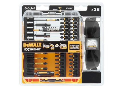 Dewalt Power Tools DT70740T FlexTorq Bit Set, 38 Piece + Safety Glasses DeWALT Power Tools - RockBottom Northampton